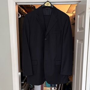 3B Navy 100% Wool Suit
